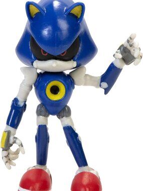 Sonic The Hedgehog Action Figure 2.5 Inch Metal Sonic Collectible Toy